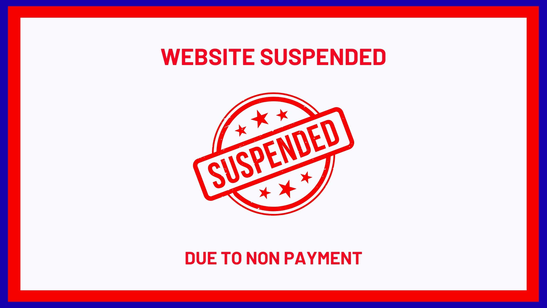 Website Suspended